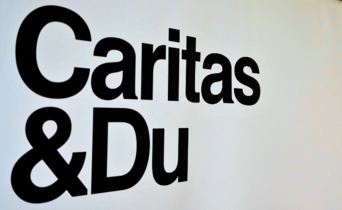 Schriftzug "Caritas & Du"