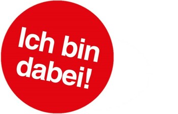 Button: Ich bin dabei!